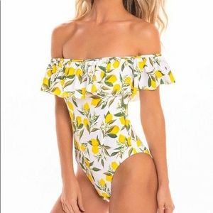 Cabana del Sol Off Shoulder Swimsuit - new